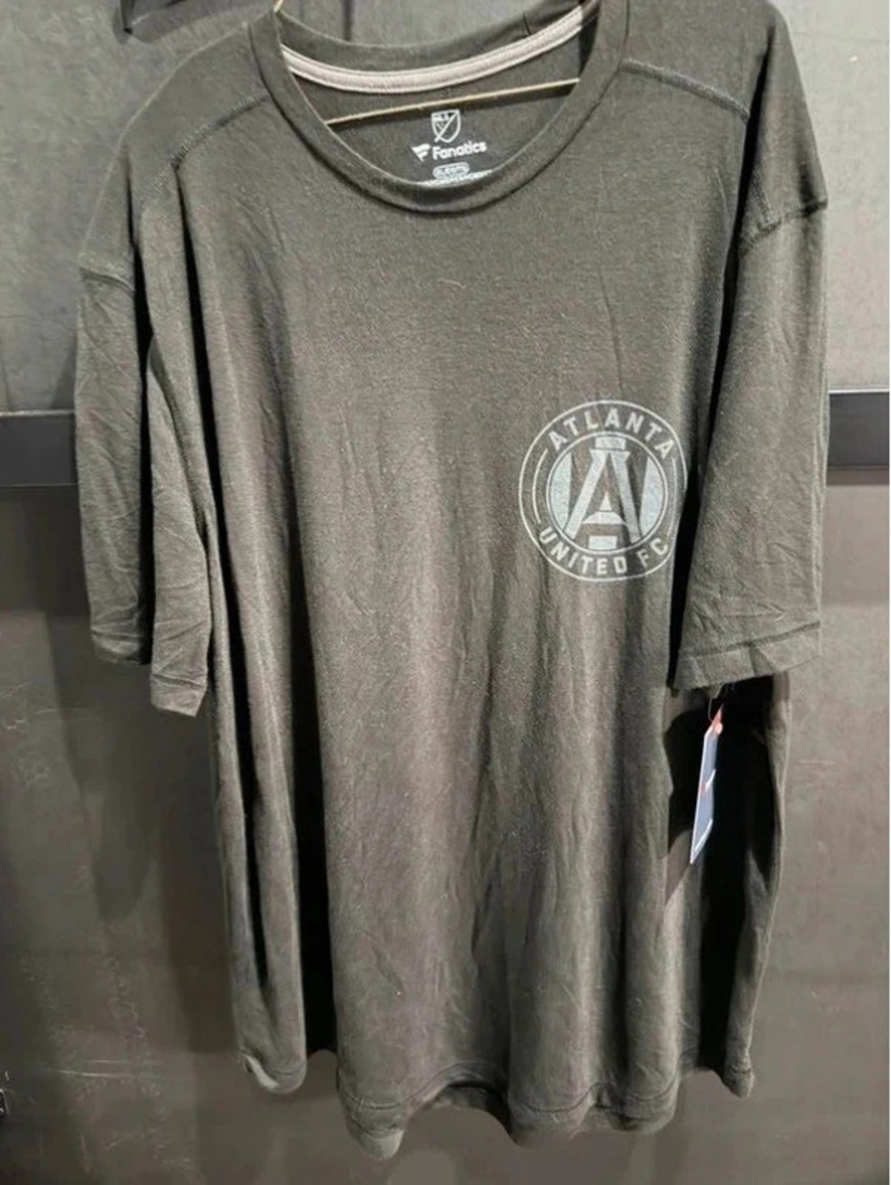 Fanatics Atlanta United FC Black Crewneck T-Shirt